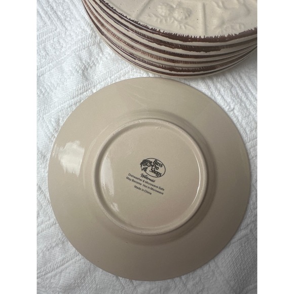 Bass Pro Shop Desert Plates 8 Wilderness Vintage Pattern - Picture 3 of 5